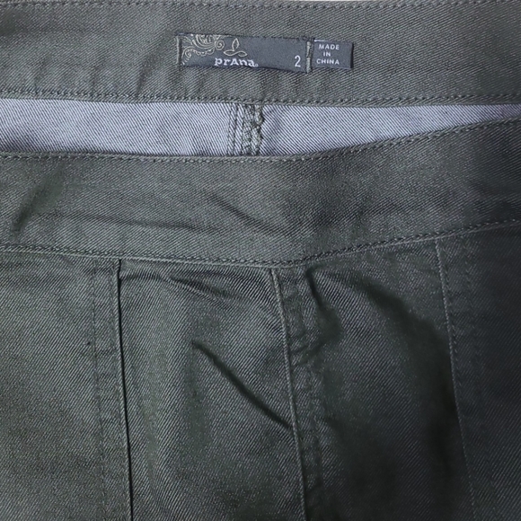 Prana Olive Green Mini Skirt NWOT - Picture 4 of 11